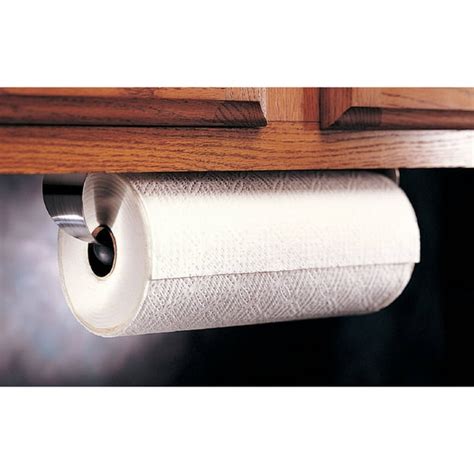 prodyne stainless steel under cabinet paper towel holder|Prodyne Stainless Steel Under Cabinet Paper Towel Holder.